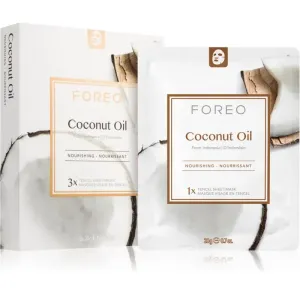 FOREO Farm to Face Sheet Mask Coconut Oil nourishing sheet mask 3x20 ml