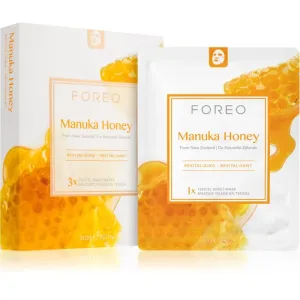 FOREO Farm to Face Sheet Mask Manuka Honey moisturising and revitalising sheet mask 3x20 ml