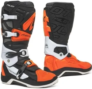 Forma Boots Pilot Black/Orange/White 43 Motorcycle Boots