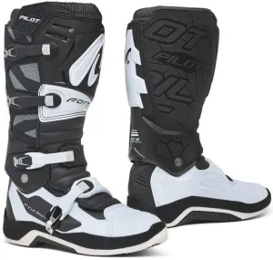 Forma Boots Pilot Black/White 39 Motorcycle Boots