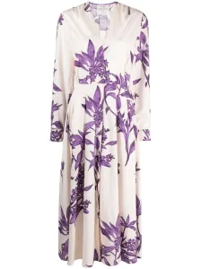 FORTE FORTE - Printed Cotton Long Dress #1802944