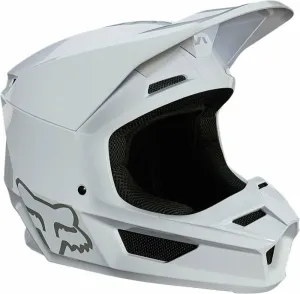 FOX V1 Plaic Helmet White S Helmet