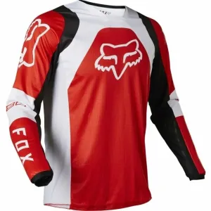 FOX 180 Lux Jersey Fluo Red M Motocross Jersey