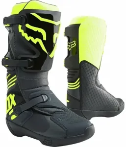 FOX Comp Boot Black/Yellow 45 Motorcycle Boots