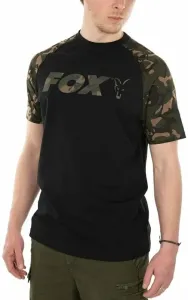 Fox Fishing T-Shirt Raglan T-Shirt Black/Camo 2XL
