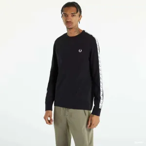 FRED PERRY Taped Long Sleeve T-shirt Black #1545960