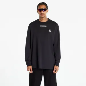 FRED PERRY x RAF SIMONS Embroidered Long Sleeve T-Shirt Black #1628101