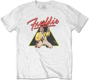Freddie Mercury T-Shirt Unisex Triangle White S