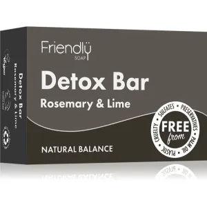 Friendly Soap Detox Bar Rosemary & Lime natural soap 95 g
