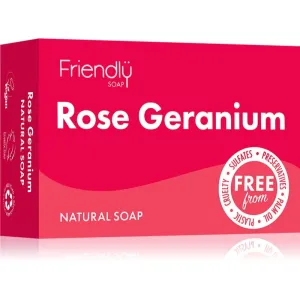 Friendly Soap Natural Soap Rose Geranium natural soap 95 g