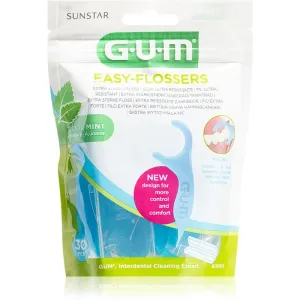 G.U.M Easy Floessers extra gentle expanding dental floss with fluoride and menthol 30 pc