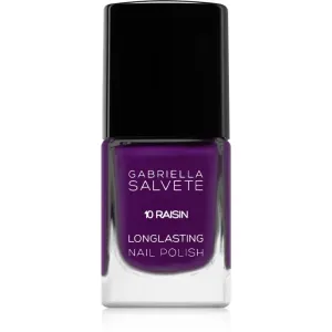 Gabriella Salvete Longlasting Enamel long-lasting nail polish with high gloss effect shade 10 Raisin 11 ml