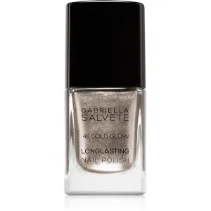 Gabriella Salvete Longlasting Enamel long-lasting nail polish with glitter shade 48 Gold Glow 11 ml
