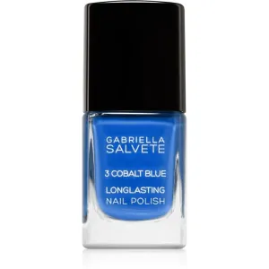 Gabriella Salvete Longlasting Enamel long-lasting nail polish with high gloss effect shade 03 Cobalt Blue 11 ml