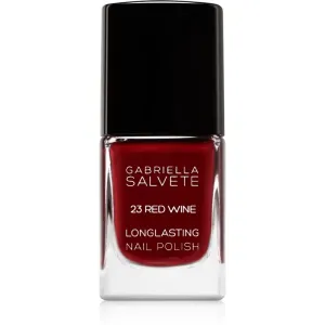 Gabriella Salvete Longlasting Enamel long-lasting nail polish with high gloss effect shade 23 Red Wine 11 ml #244384