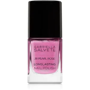 Gabriella Salvete Longlasting Enamel long-lasting nail polish with pearl shine shade 36 Pearly Rose 11 ml