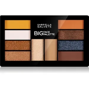 Gabriella Salvete Big Face eyeshadow palette with a highlighter with bronzer 02 Sunkissed 12 g