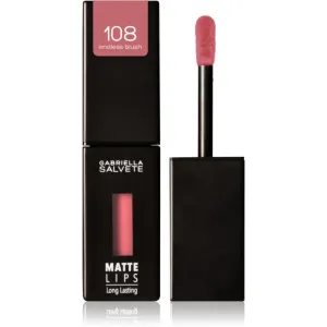 Gabriella Salvete Matte Lips long-lasting liquid lipstick with matt effect shade 108 Endless Blush 4,5 ml