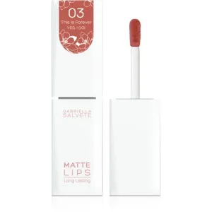 Gabriella Salvete Yes, I Do! long-lasting liquid lipstick with matt effect shade This Is Forever 4,5 ml