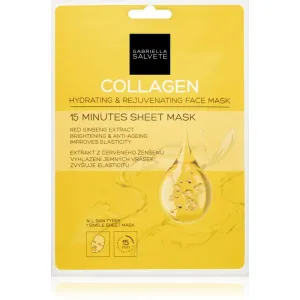 Gabriella Salvete Face Mask Collagen sheet mask to brighten and smooth the skin 1 pc
