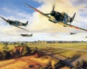 Gaira Painting by Numbers Spitfire Formation
