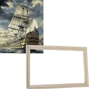 Gaira With Frame Without Stretched Canvas Galleon