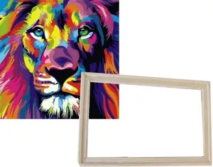 Gaira With Frame Without Stretched Canvas Lion