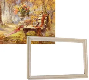Gaira With Frame Without Stretched Canvas Park Bench