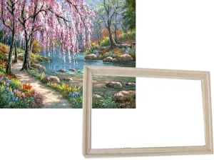 Gaira With Frame Without Stretched Canvas Spring