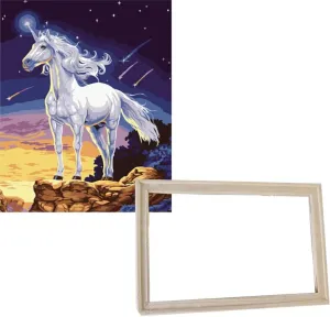 Gaira With Frame Without Stretched Canvas Unicorn