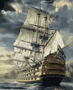 Gaira Painting by Numbers Galleon