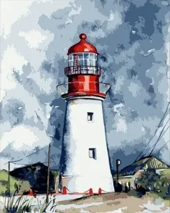 Gaira Painting by Numbers Lighthouse