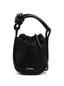 GANNI - Knot Small Recycled Nylon Bucket Bag #1644311