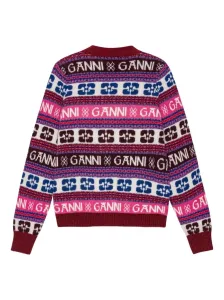 GANNI - Logo Wool Cardigan #1732594