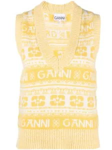 GANNI - Wool Vest