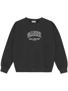 GANNI - Logo Organic Cotton Sweatshirt #1821042