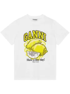 T-shirts with short sleeves Ganni