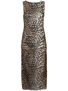 GANNI - Nylon Cover-up Sleeveless Dress #1644291