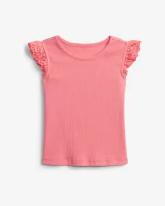 GAP Lace-Trim Kids Blouse Pink
