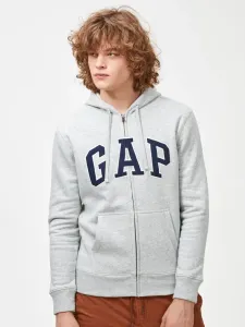 GAP Zip Logo Sweatshirt Grey #1915193