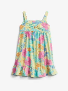 GAP Bow FRNT kids Dress Yellow Colorful