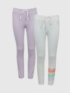 GAP Children's sweatpants 2 pcs White Violet