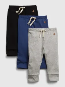 GAP Children's sweatpants 3 pcs Black Blue Grey