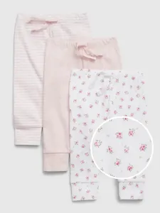 GAP Children's sweatpants 3 pcs Pink