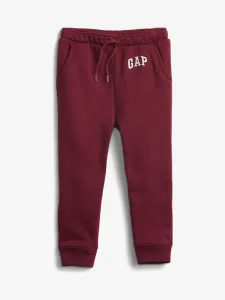 GAP Cozy Logo kids Sweatpants Red #244715