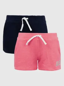 GAP Kids Shorts 2 pcs Black Pink