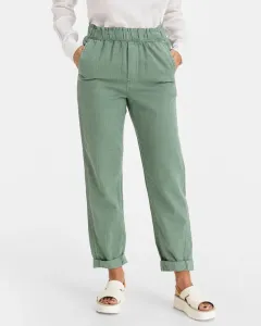 GAP Pull On Paperbag Trousers Green
