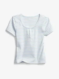 GAP Henley Kids T-shirt Blue White #274577