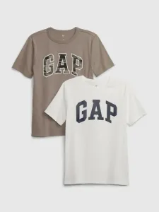 GAP Kids T-shirt 2 pcs Brown