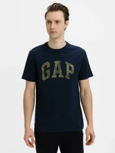 GAP Logo v-ss camo arch tee T-shirt Blue